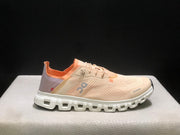 On Cloud 6 Coast Sneakers, Cream and Orange