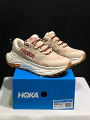 HOKA Skyline Float X Trail Sneakers in Beige