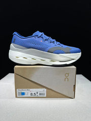 On Cloudboom Max Running Shoes, Blue and White