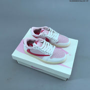 Jordan 1 Low OG Shy Pink Low-Top Sneakers