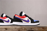 Nike Air Jordan 1 Low Purple Gold Sneakers CJ9216-051