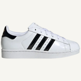 Adidas Originals Women's White/Black Superstar II Sneakers, JS4010