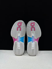 On The Roger Pro Fire Clay Grey Blue Tennis Shoes