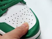 Jordan Air Jordan 1 Low White and Green Sneakers 553558-301