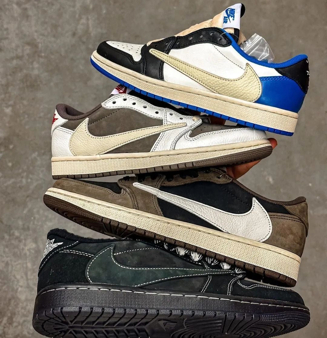 Jordan 1 Low OG Travis Scott Black Sneakers DM7866-001