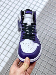 Air Jordan 1 High OG Court Purple Sneakers 555088-500