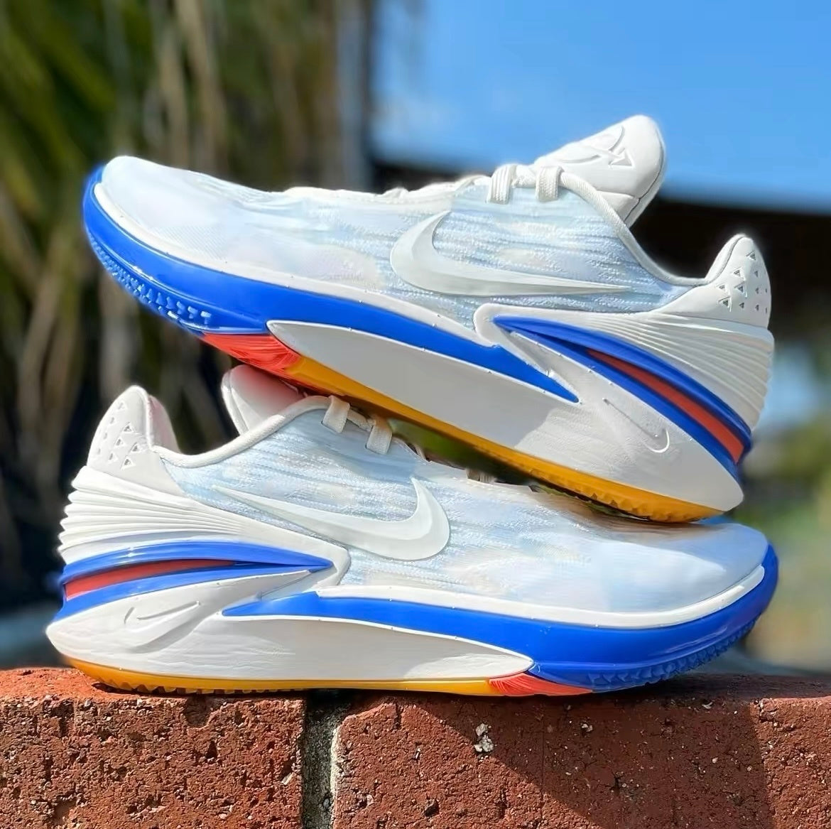Nike Air Zoom G.T. Cut 2 Basketball Shoes White Blue DJ6015-102
