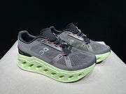On Cloud eclipse Running Shoes in Gray and Lime