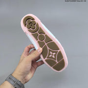 Louis Vuitton Sneakerina Pink Low-Top Lace-Up Sneakers