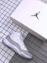 Jordan Air Jordan 11 White Glitter High-Top Sneakers