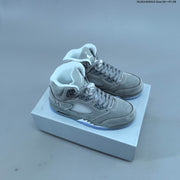 Jordan Air Jordan 5 Retro Wolf Grey High-Top Sneakers