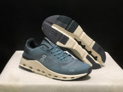 On Cloudnova Form 2 Sneakers in Blue and Cream