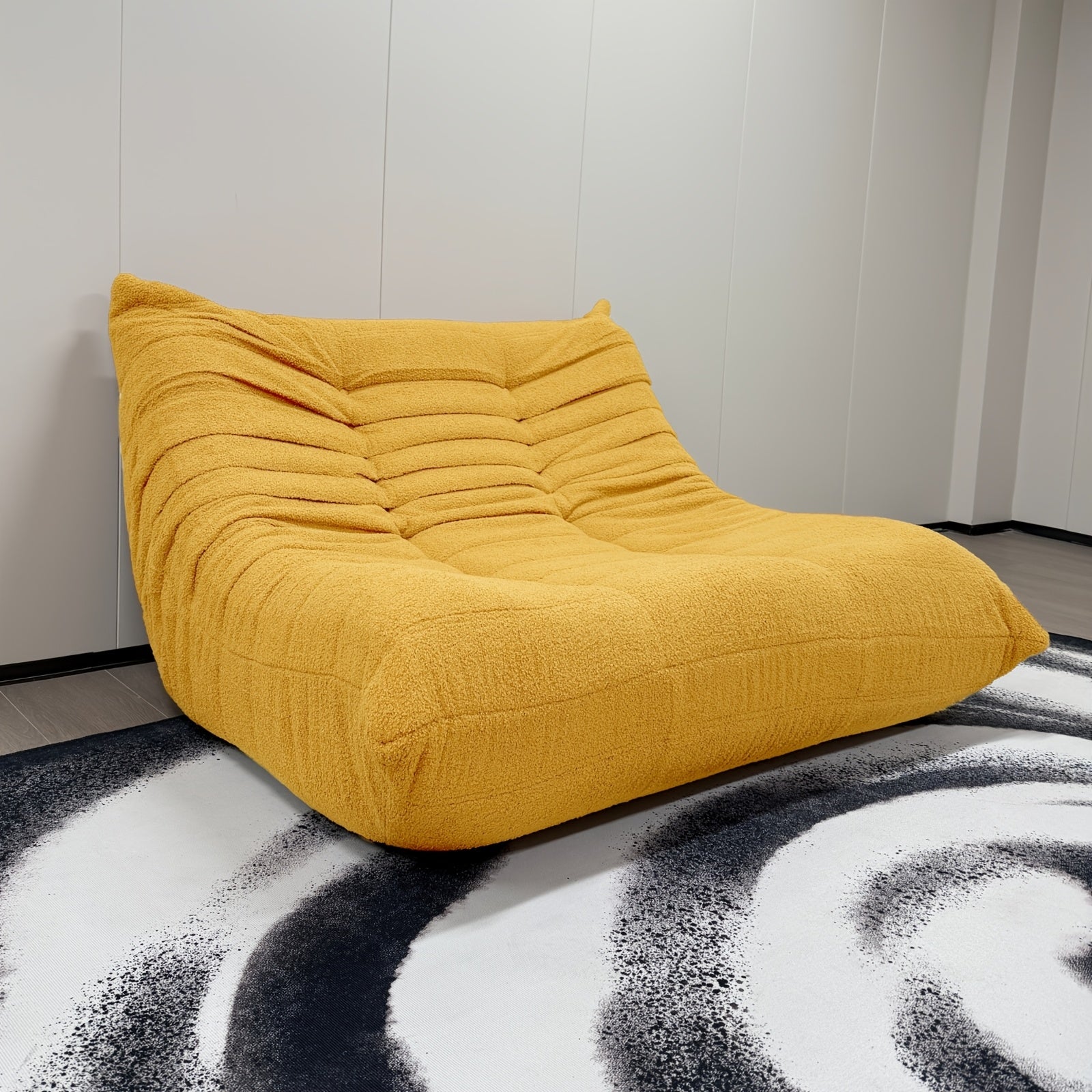 Bean Bag Chair, Family Corner Chair, Sofa, Fireplace Chair, Lazy Sofa, Compressed Sponge Sofa, Floor Single Leisure Chair, Sofa Bed, Suitable For Various Occasions In Hall, Office, Bedroom, Apartment