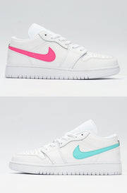 Nike Air Jordan 1 Low White Multicolor CW7035-100 Sneakers