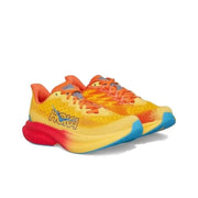 HOKA Mach 6 Running Shoes in Yellow and Coral