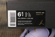 Air Jordan 1 Low GS Oxygen Purple Sneakers 554723-505