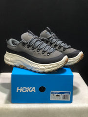 HOKA Tor Summit Trail Shoes in Gray and Black