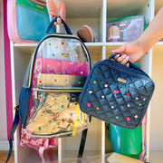 Denim and Gems Insulated Lunch Box with Anti-Microbial Lining