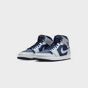 Nike Air Jordan 1 - Mid Blue Void / Pure Platinum / Summit White / Hot Lava / Photo Blue