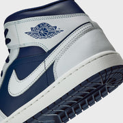 Nike Air Jordan 1 - Mid Blue Void / Pure Platinum / Summit White / Hot Lava / Photo Blue