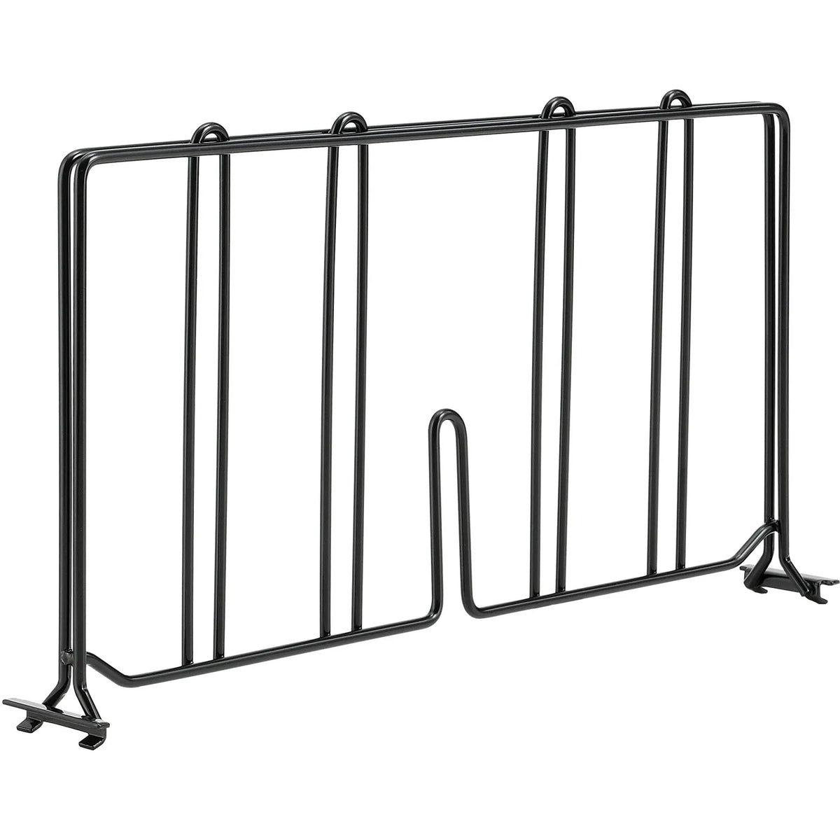 Nexel Black Epoxy Divider, 18"D x 8"H (WBB2378898)