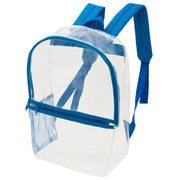 12 Clear 17" Wholesale Backpacks in Assorted Colors & 12 Bulk School Supply Kits of Your Choice