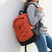 19" Deluxe Wholesale Bungee Backpacks in 6 Colors | Dual Mesh Side Pockets - Bulk Case of 24 Bookbags
