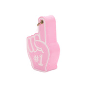 "#1 Fan" Foam Finger Bag Charm