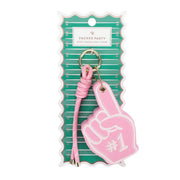 "#1 Fan" Foam Finger Bag Charm