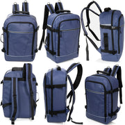 18" Deluxe Padded Back Wholesale Travel Backpack with an Organizer - Bulk Case of 12