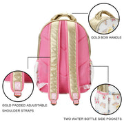 Gold Butterfly Backpack Bundle (Backpack, Lunchbox, & Pouch)