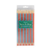 Colored Pencil Reusable Straws