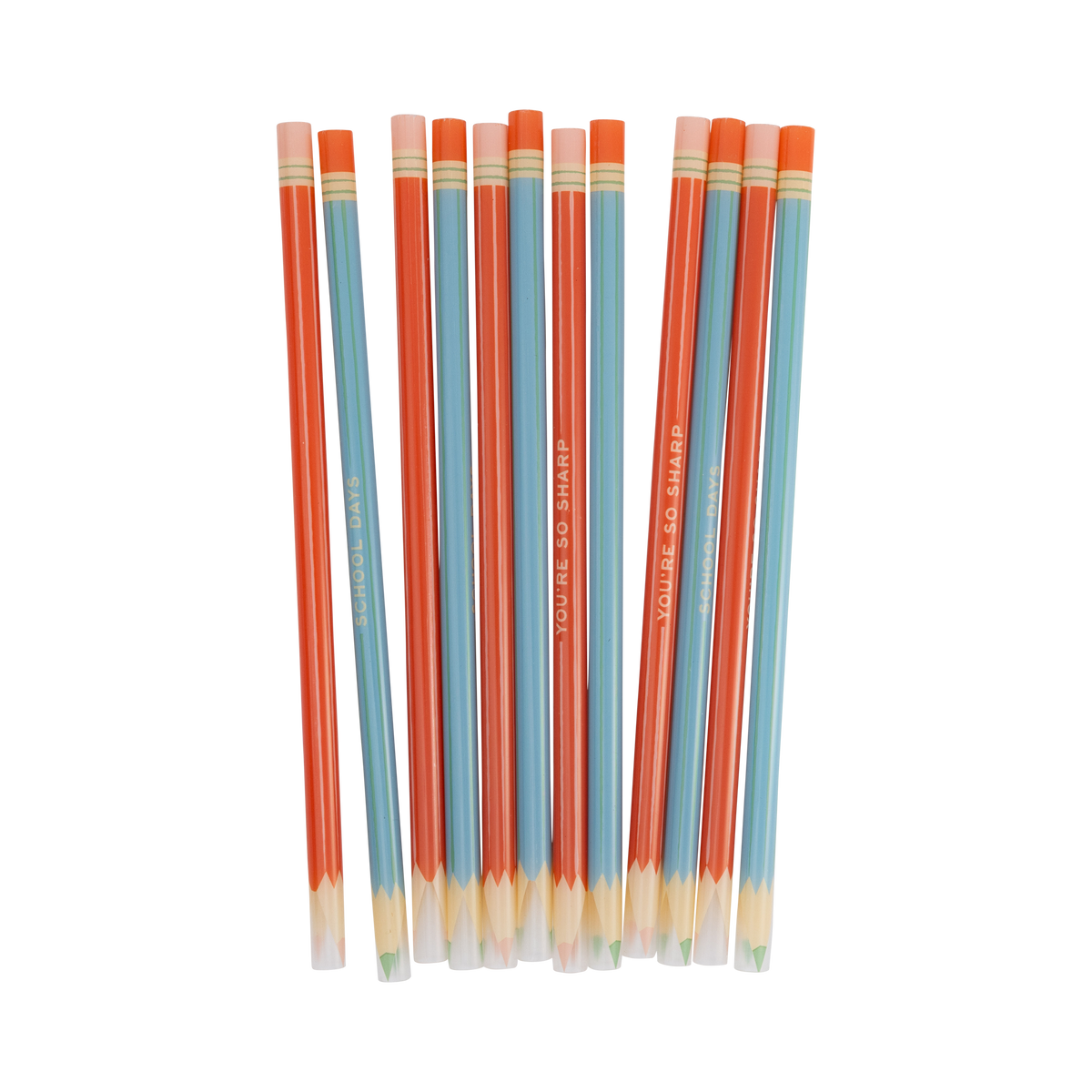 Colored Pencil Reusable Straws