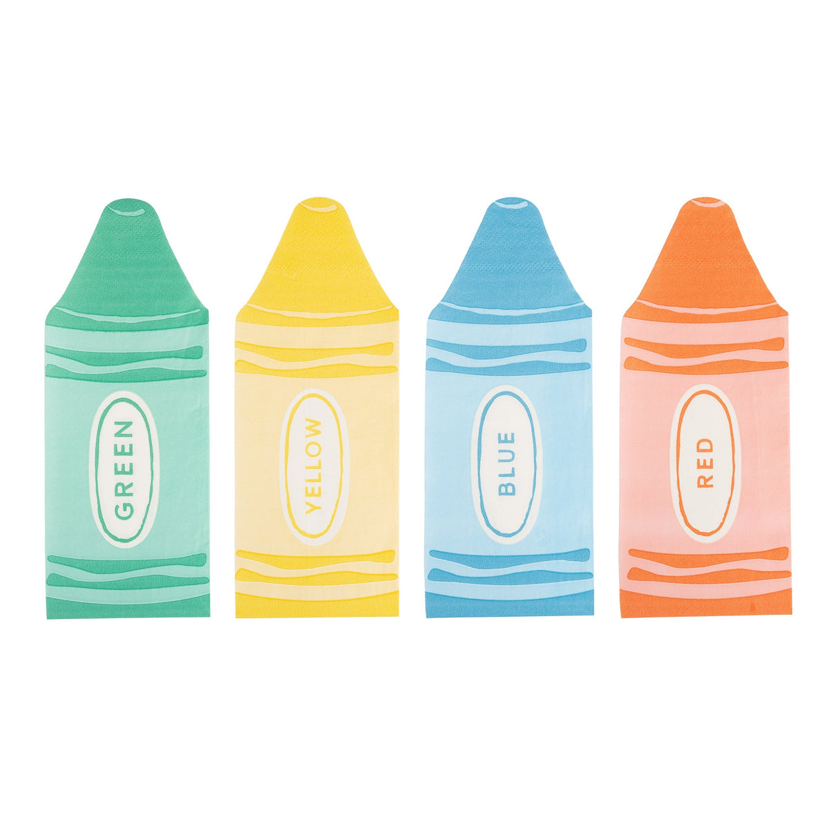 Crayon Shaped Dinner Napkin Set