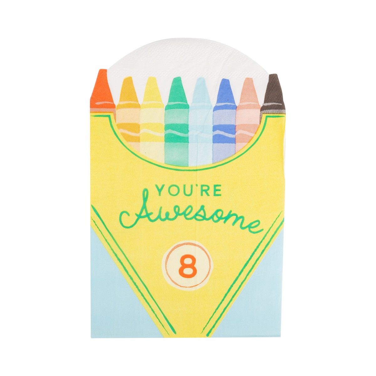 Crayon Box Shaped Dinner Napkin