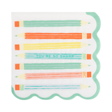 Pencil Cocktail Napkin