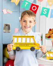 School Bus Shaped Plate