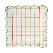 Colorful Grid Plate