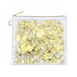 Confetti Glam Gold Clear Everything Pouch