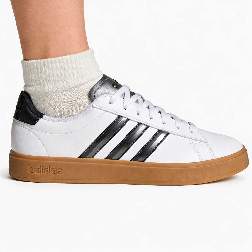 Adidas Women's White Grand Court 2.0 Sneakers, JH8683