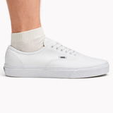 Vans Mens White Authentic Canvas Sneakers, VN000EE3W00