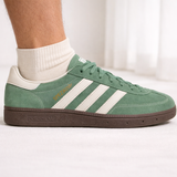 Adidas Originals Men's Green Handball Spezial Sneakers, IG6192