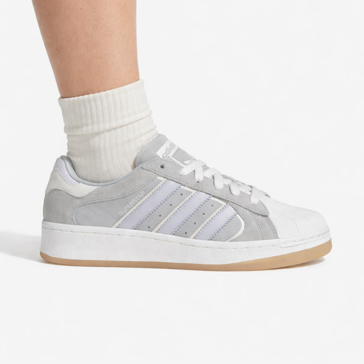 Adidas Women's Grey Superstar XLG Essence Shoes, IE2975 (No Box)