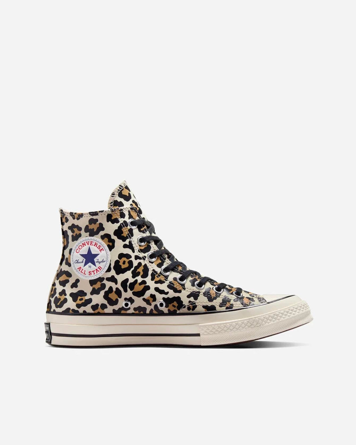 Chuck 70 Hi Leopard Print Khaki Off White