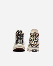 Chuck 70 Hi Leopard Print Khaki Off White