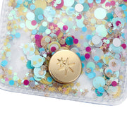 Confetti Filled Lanyard & Luggage Tag