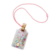 Confetti Filled Lanyard & Luggage Tag