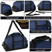 25" Wholesale Duffle Bag in Assorted Colors  - Bulk Case of 12 Duffels