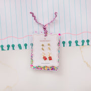 Back to School Icon Earring Set (3 Pack)