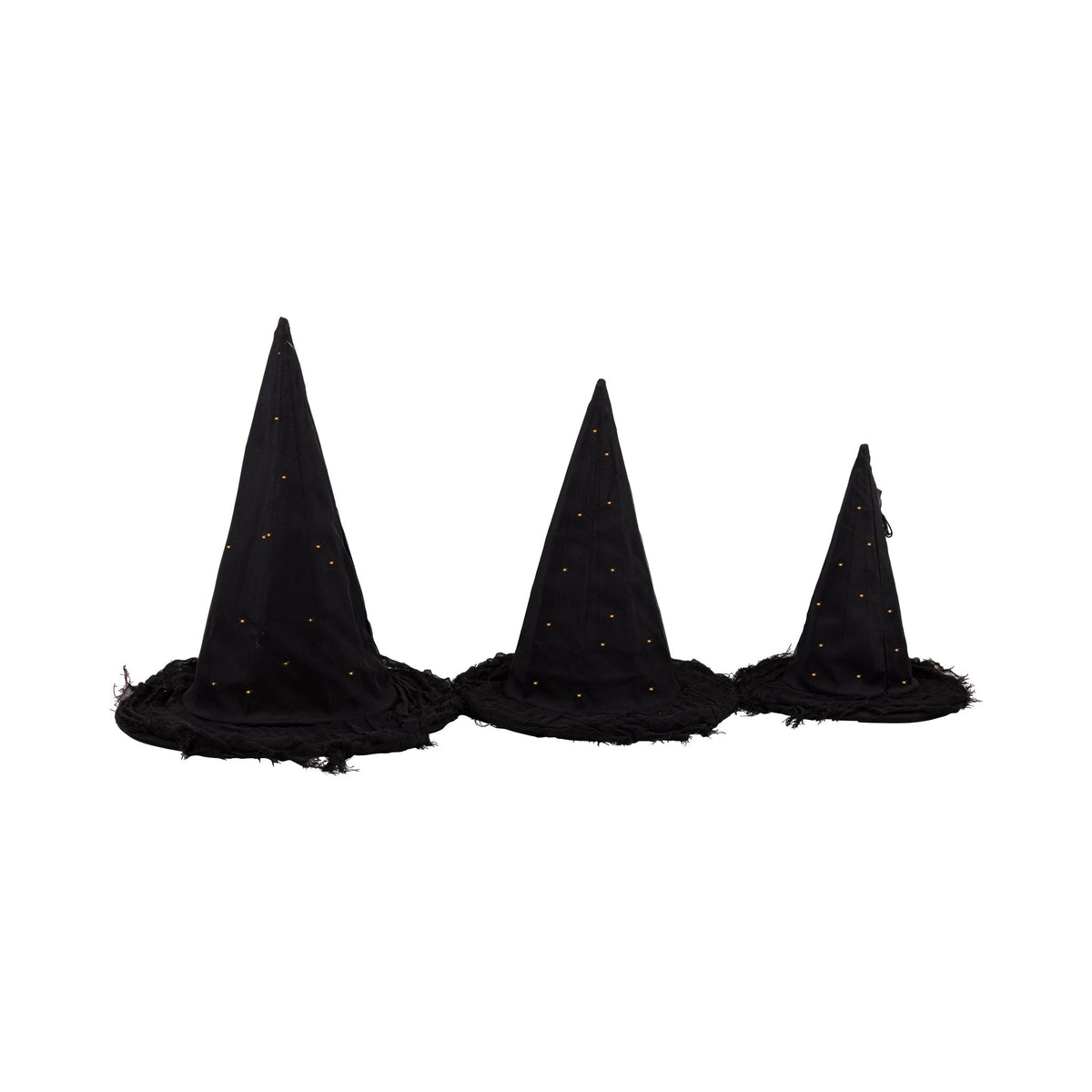 Light Up Halloween Witch Hats, Set of 3